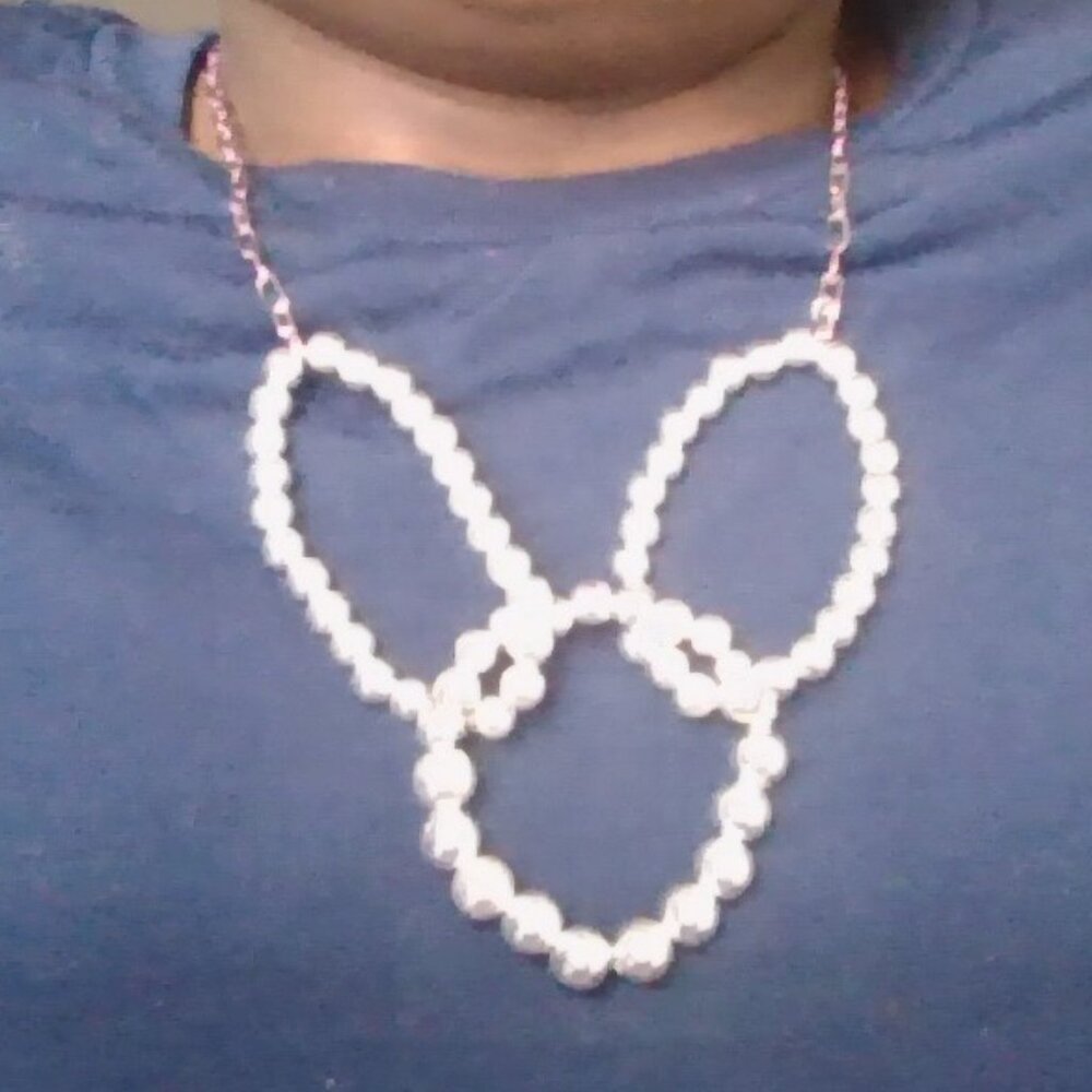 handmade circle bonjo necklace